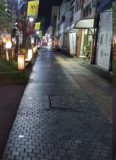 夜の掛川駅周辺